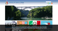 Desktop Screenshot of comune.caluscodadda.bg.it