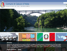 Tablet Screenshot of comune.caluscodadda.bg.it